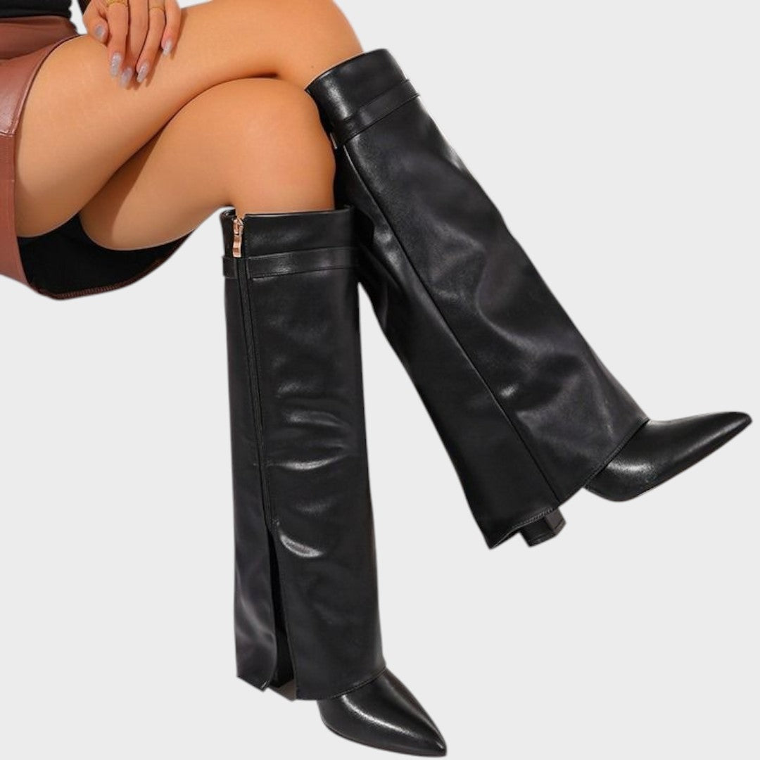 Siena |  Botas de Caña Alta de Cuero