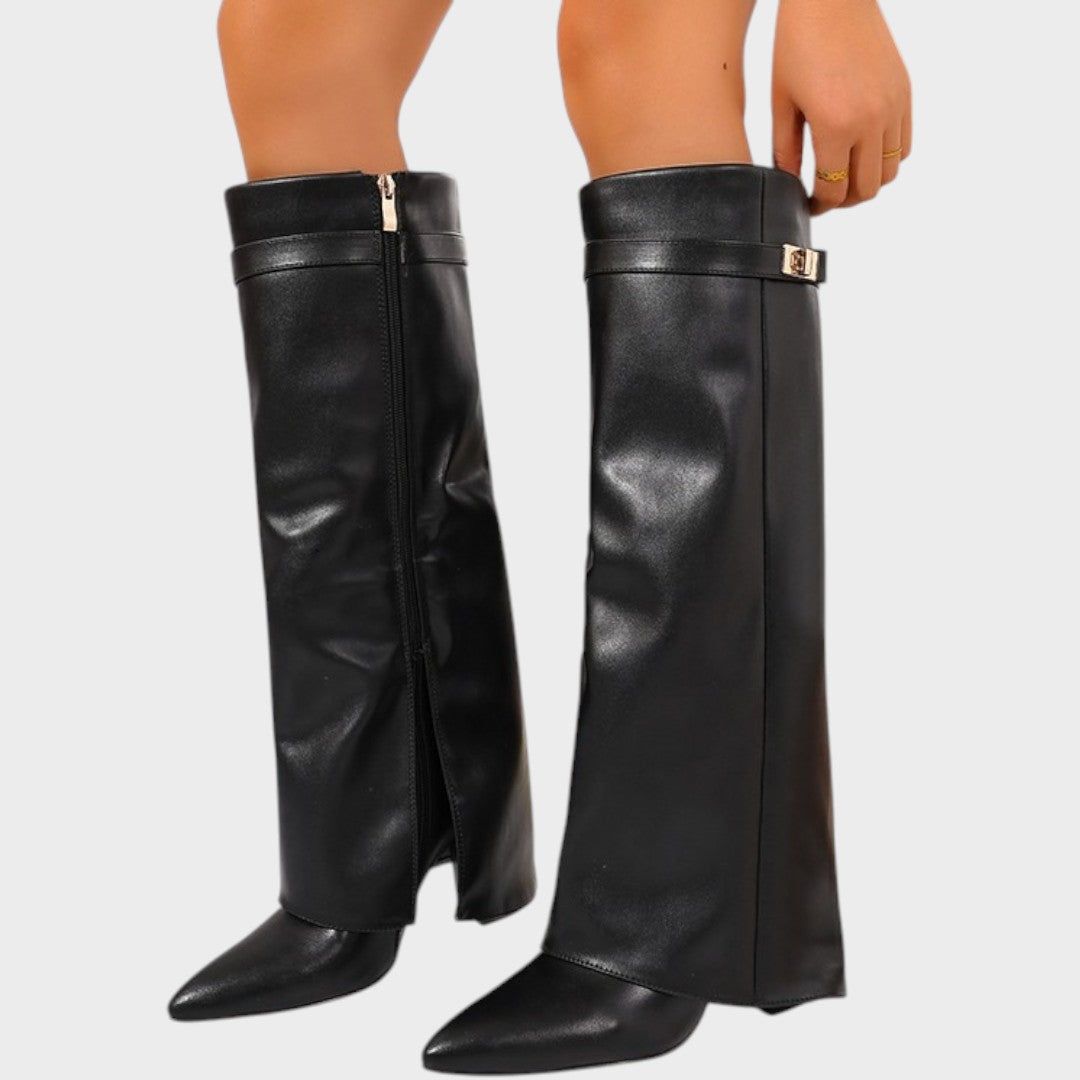 Siena |  Botas de Caña Alta de Cuero