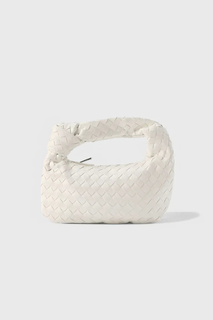Sage Bolso Satchel Mini Woven