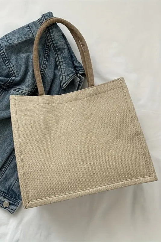 Bluma | Bolsa de Yute con Estampado Floral y Diseño Ecológico
