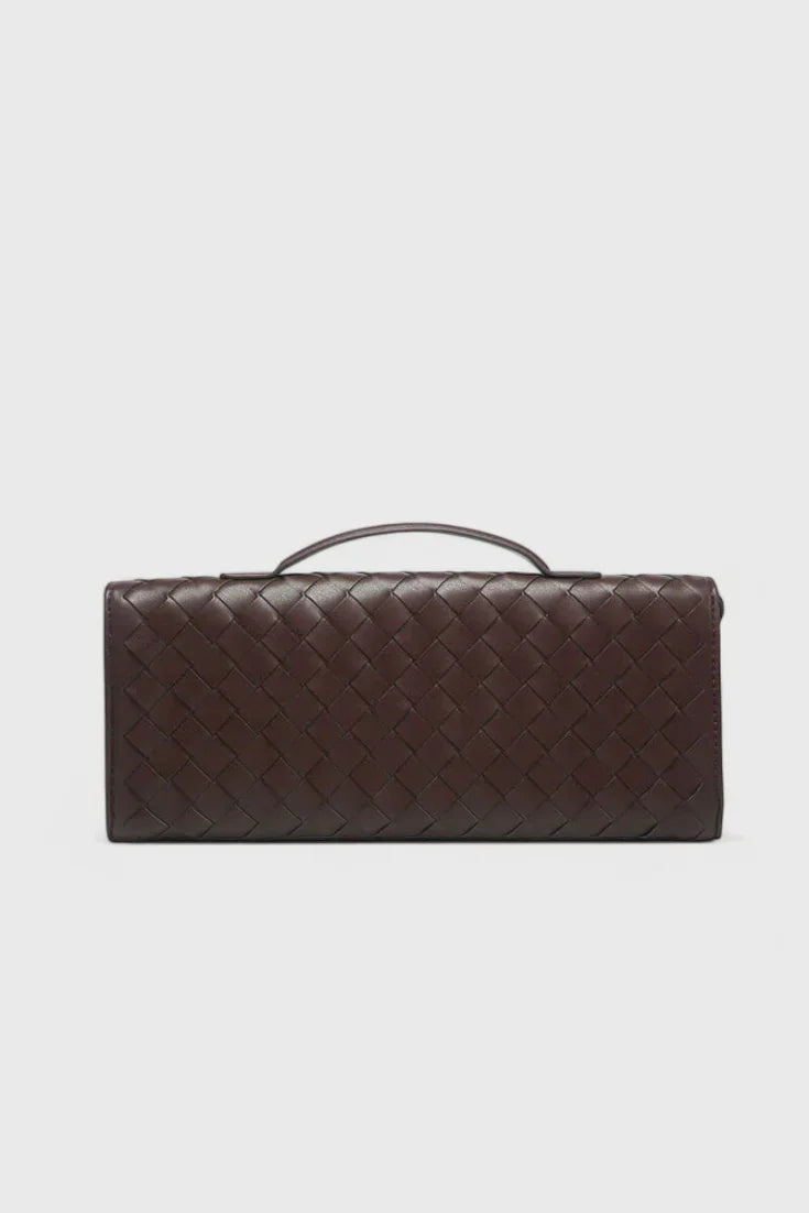 Melanie | Clutch con Detalle de Nudo Dorado
