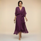 Valeria™ |  Vestido fluido de Chiffon