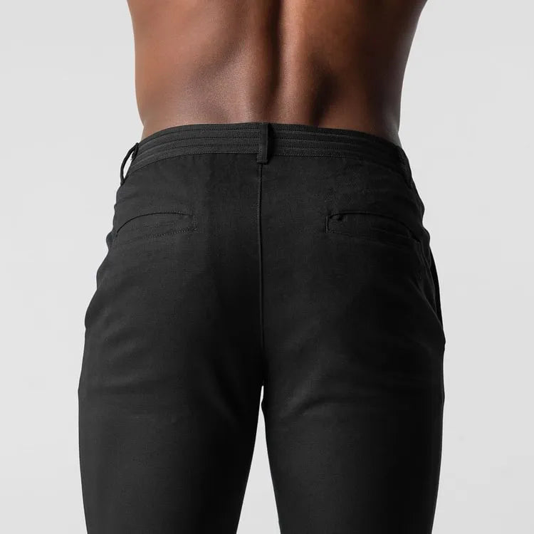 Chino Elástico Premium Negro