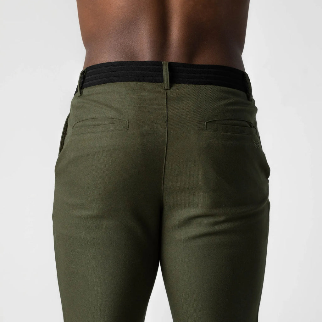 Chino Elástico Premium Verde