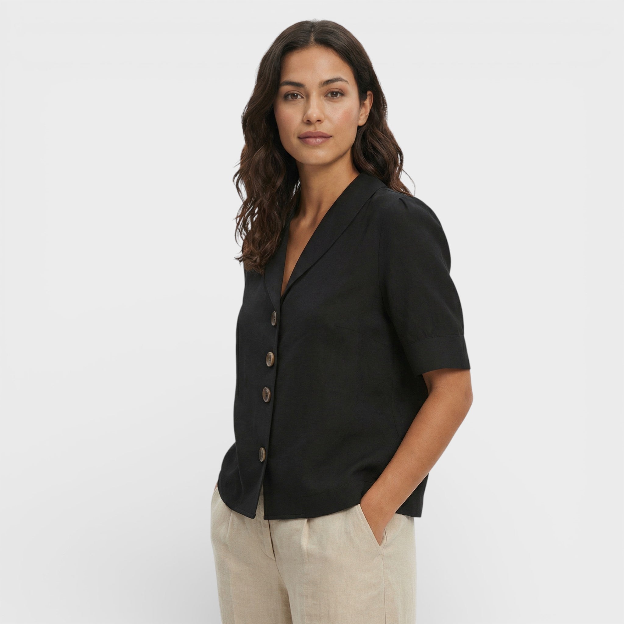 Valeria | Camiseta Básica Mujer Corte Recto
