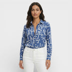 Lourdes | Blusa Clásica Con Cuello Mujer
