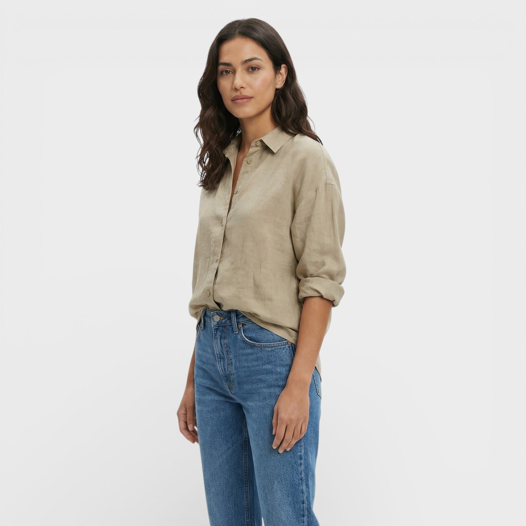 Esther | Camisa Plisada Ligera Mujer Elegante