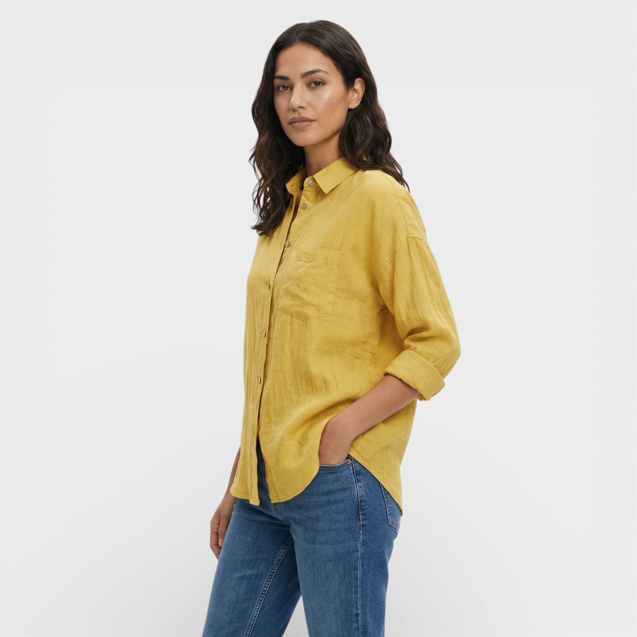 Esther | Camisa Plisada Ligera Mujer Elegante