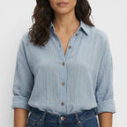 Esther | Camisa Plisada Ligera Mujer Elegante