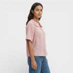 Núria | Blusa Ligera Cuello Ondulado Mujer