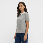 Paula | Blusa Manga Corta Cuello Redondo