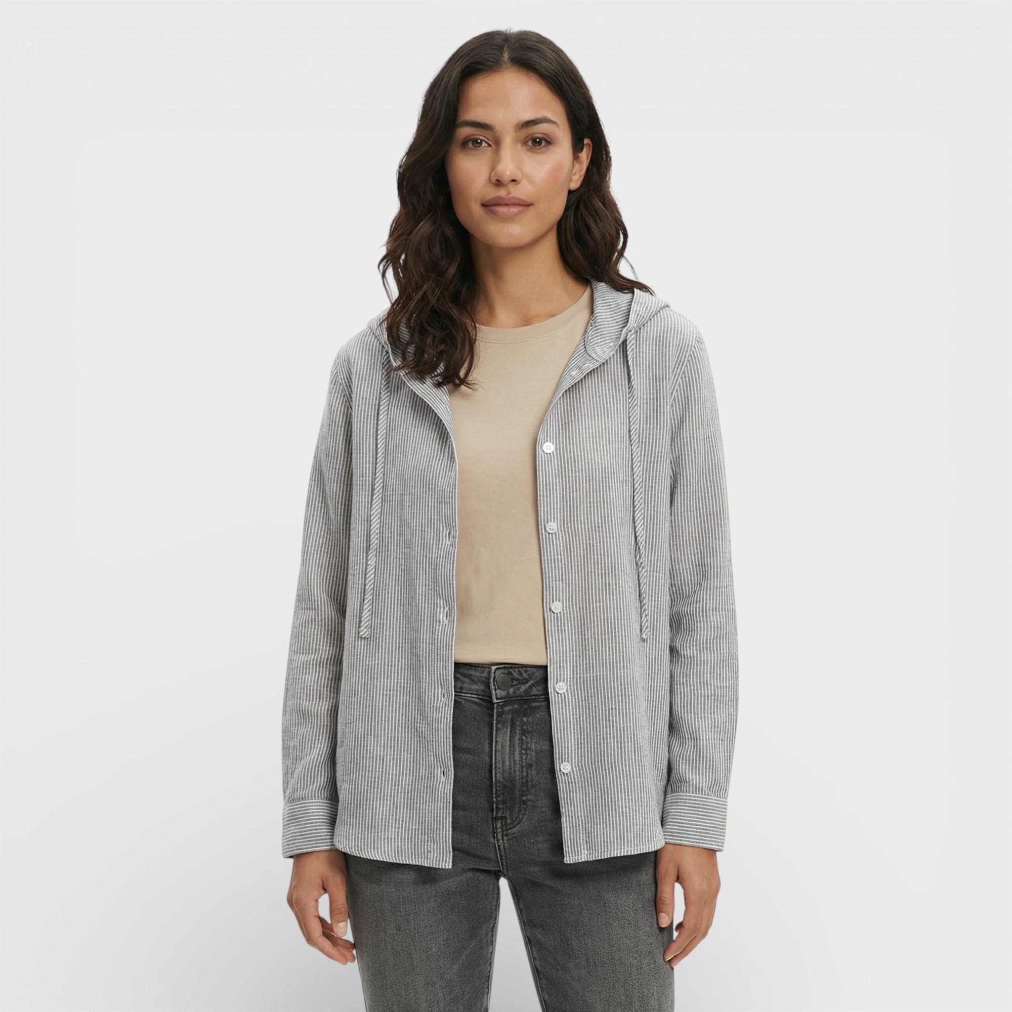 Elena | Blusa Holgada Con Capucha Mujer
