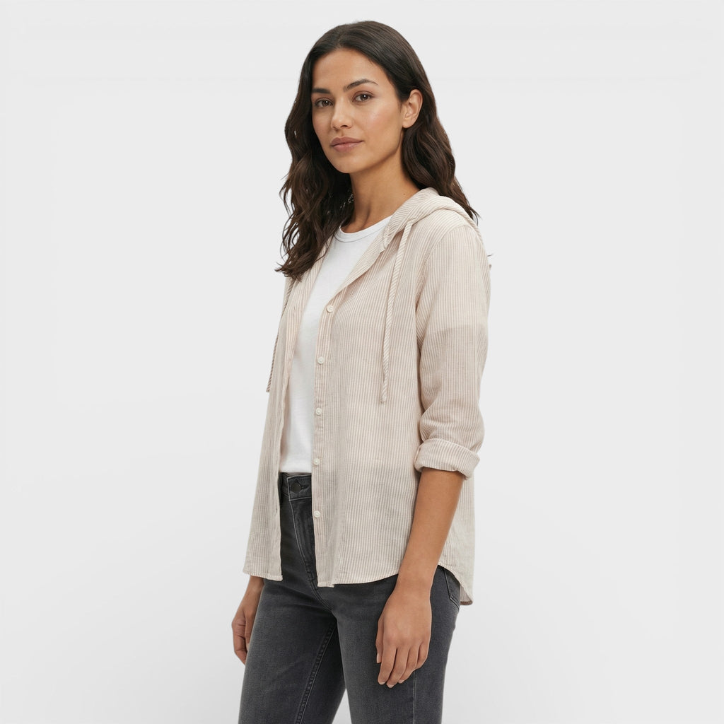 Elena | Blusa Holgada Con Capucha Mujer