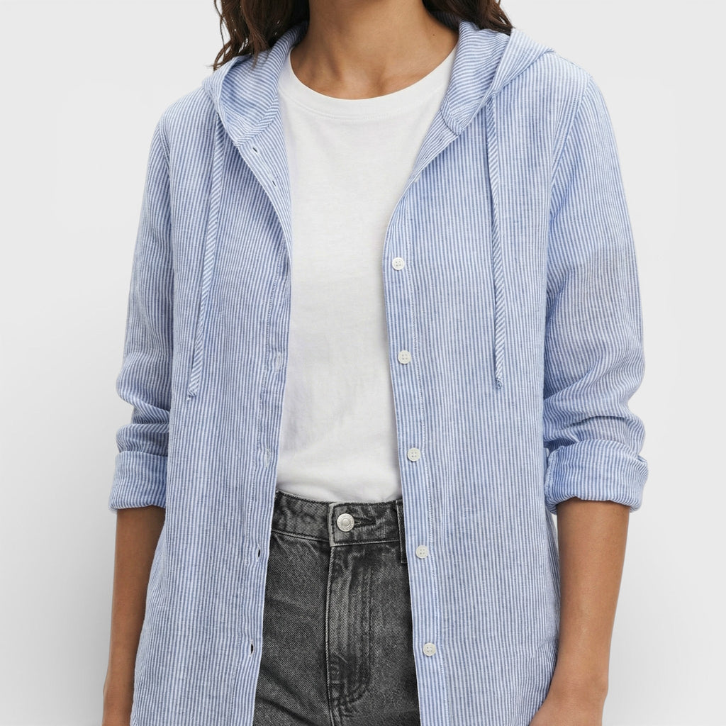 Elena | Blusa Holgada Con Capucha Mujer
