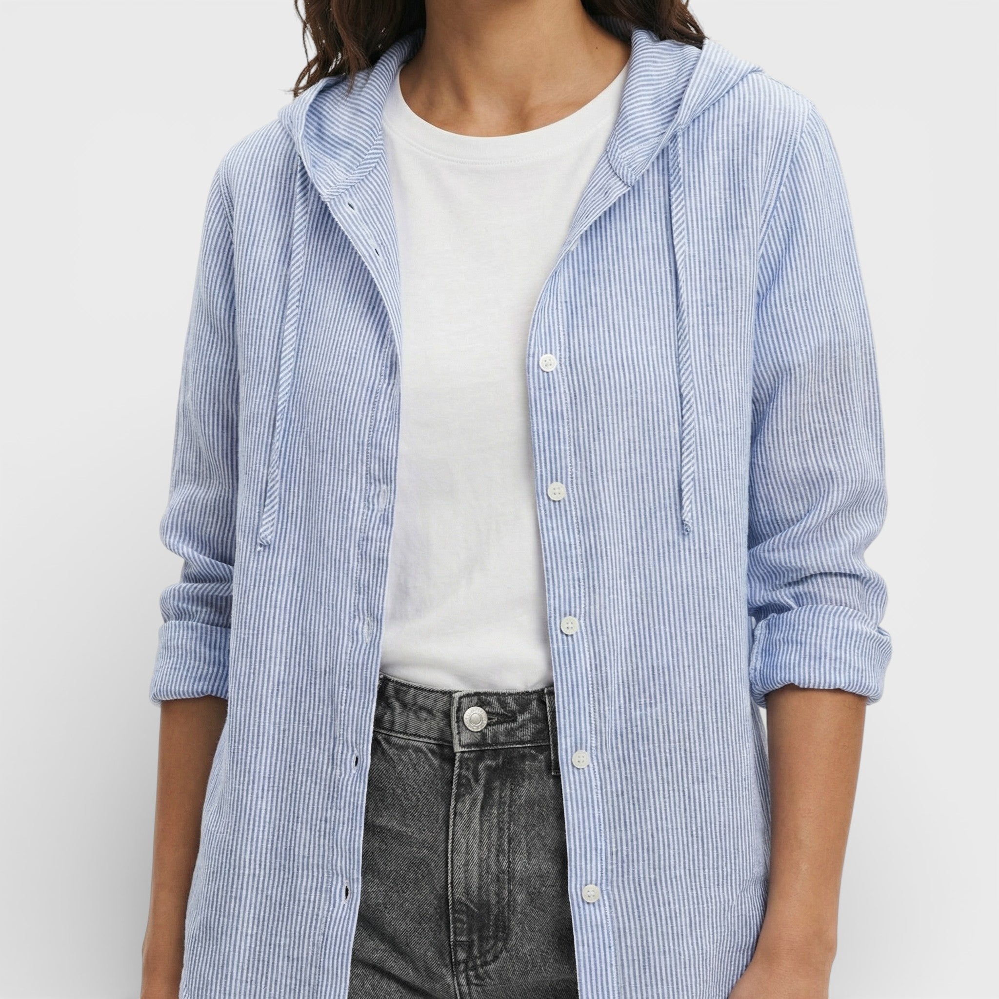Elena | Blusa Holgada Con Capucha Mujer